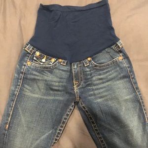 True religion maternity jeans